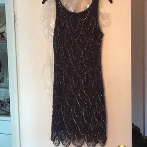 Very pretty beaded cocktail dress worn once